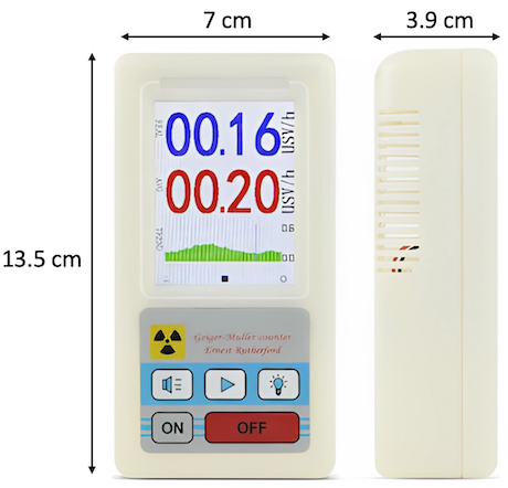 Portable Geiger Counter Radiation Detector